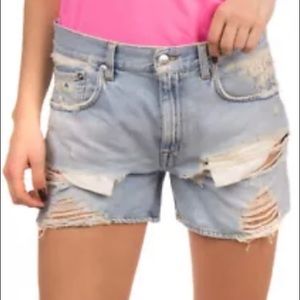 (+) people boyfriend shorts size 27